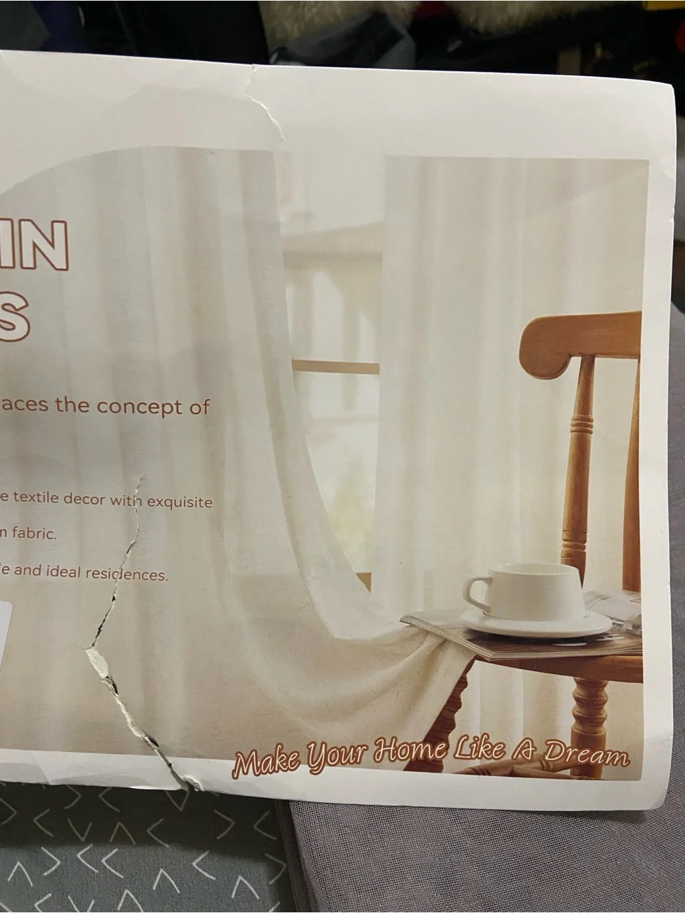 Dreaming Casa Curtain 2 Panels Gray 42 X 96”